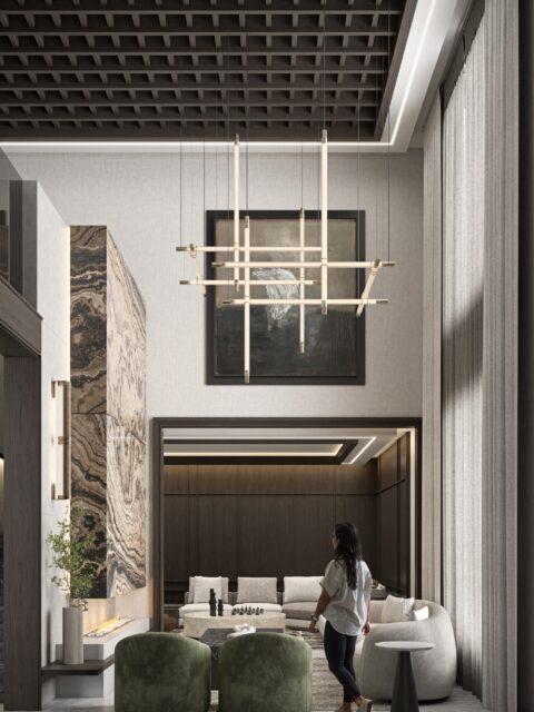 La doble altura transforma la percepción del espacio, aportando amplitud, luz y una presencia arquitectónica única.

En este proyecto, los materiales naturales y las texturas expresivas construyen una atmósfera sobria y atemporal, donde cada elemento resalta la verticalidad y da profundidad a la composición. Un diseño que equilibra fuerza, calidez y sofisticación para convertirse en el corazón de la vivienda.

Diseñamos espacios que trascienden por su arquitectura y se disfrutan todos los días.

#arquitectura #interiordesign #interiorismo #méxico #diseñomexicano