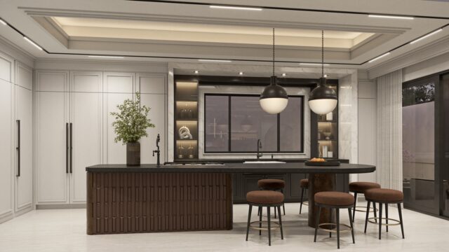 Una cocina diseñada para habitarse en su totalidad.

La combinación de materiales expresivos y sobrios crea un equilibrio entre carácter y serenidad. Superficies claras, elementos oscuros y acentos cálidos aportan profundidad, color y vida sin perder la armonía del conjunto.

La isla se convierte en el corazón del espacio, reuniendo función, convivencia y ritmo cotidiano en una misma composición.

Un ambiente pensado para cocinar, compartir, permanecer y disfrutar cada momento en casa.

#arquitectura #diseño #kitchendesign #interiordesign #arquitecturaydiseño